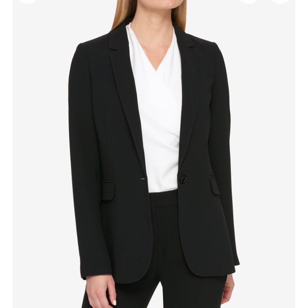 DKNY Single Button Blazer